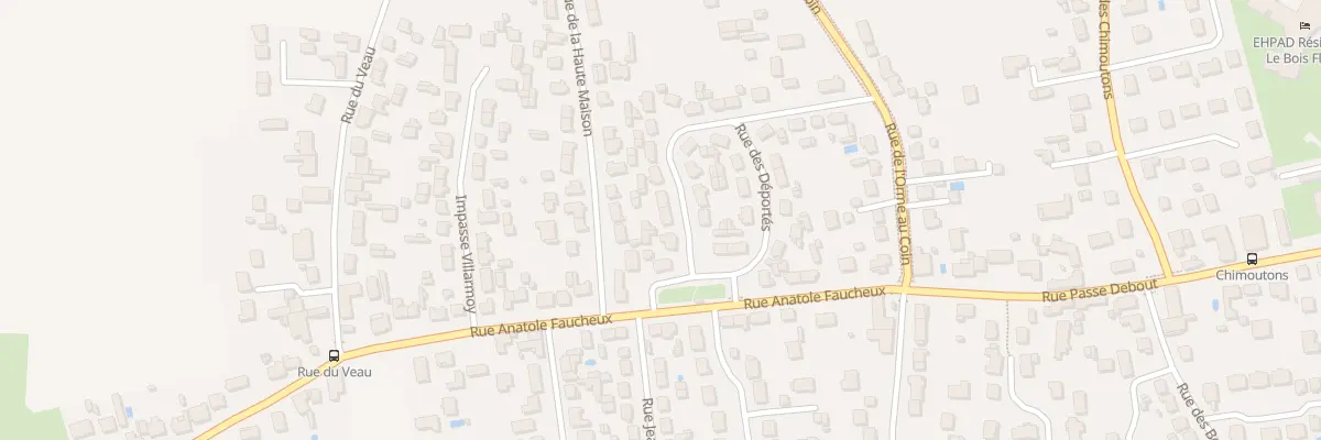 Plan du 214 Rue des Déportés à Saran