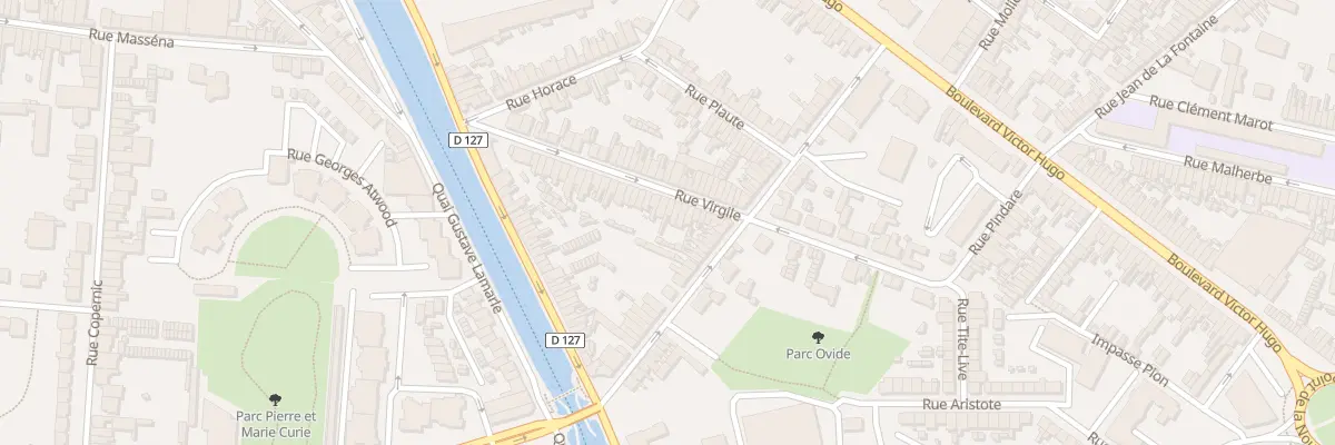 Plan du 38 Rue Virgile à Calais