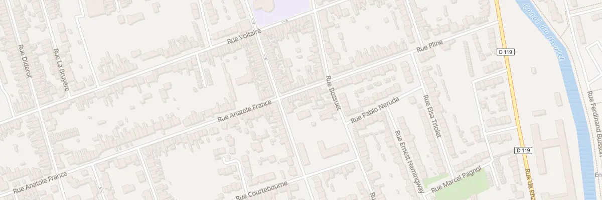 Plan du 242 Rue Anatole France à Calais