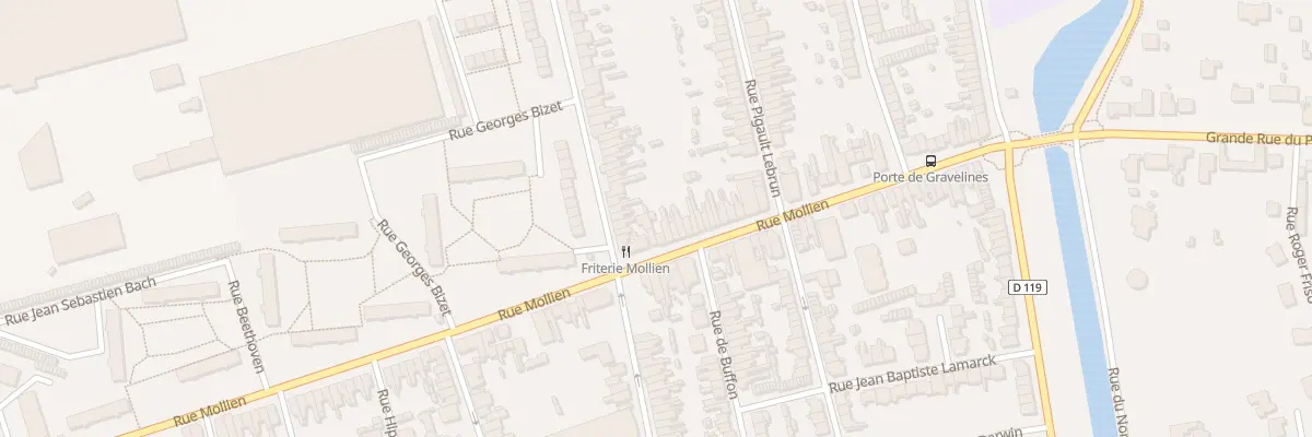 Plan du 55 Rue Mollien à Calais