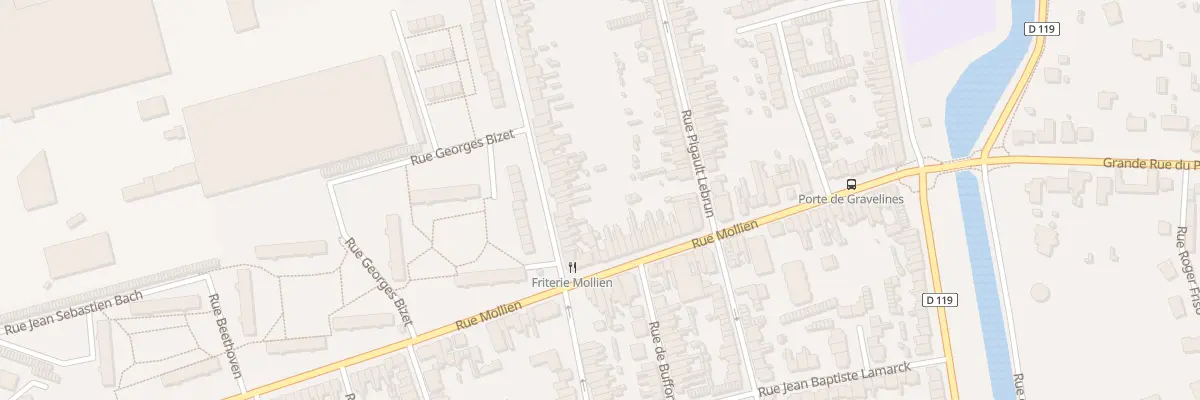 Plan du 14 Rue Chateaubriand à Calais