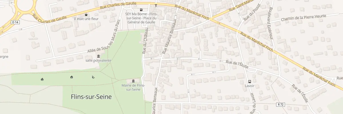 Plan du 23 Rue de l’Etoile à Flins-sur-Seine