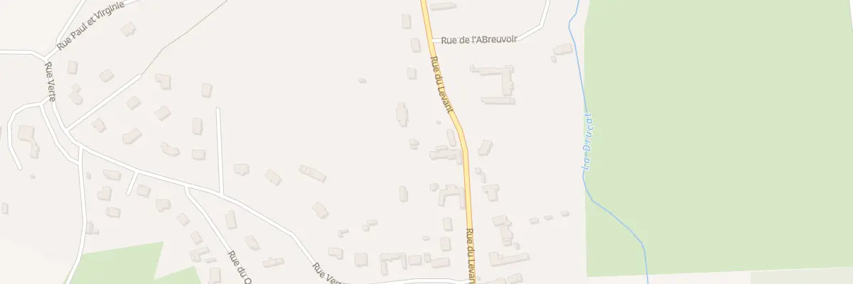 Plan du 163 Rue du Levant à Drucat