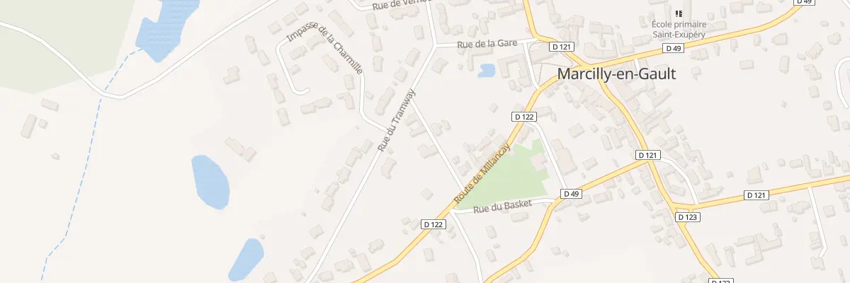 Plan du 3 Rue de la Molinière à Marcilly-en-Gault