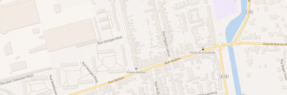 Plan du 20 Rue Chateaubriand à Calais
