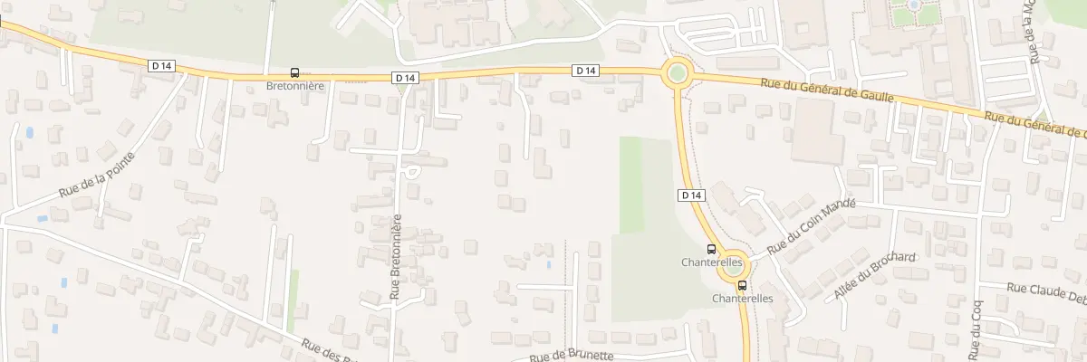 Plan du 2253 Rue du Gen de Gaulle à Olivet