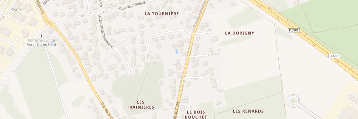 Plan du 1241 Rue de l’Orme au Coin à Saran