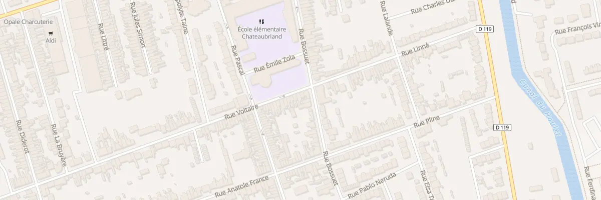 Plan du 164 Rue Voltaire à Calais