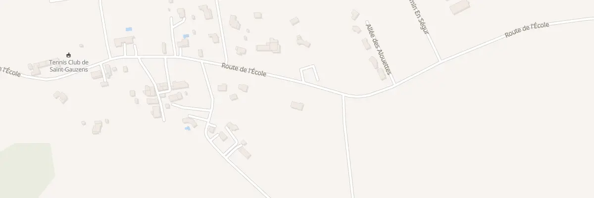 Plan du 1265 Rte de l’Ecole à Saint-Gauzens