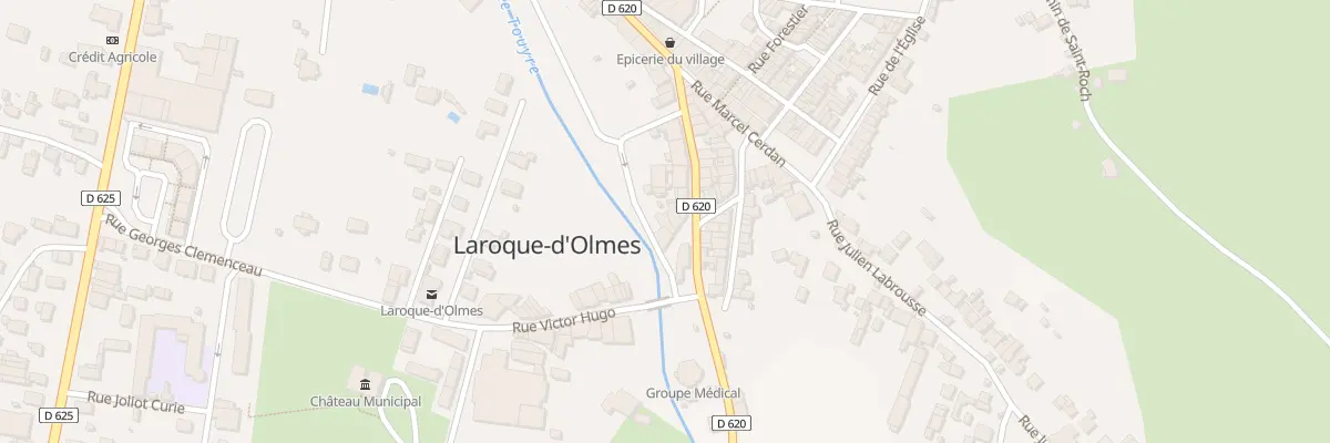 Plan du 38 Rue de l’Hotel de Ville à Laroque-d’Olmes