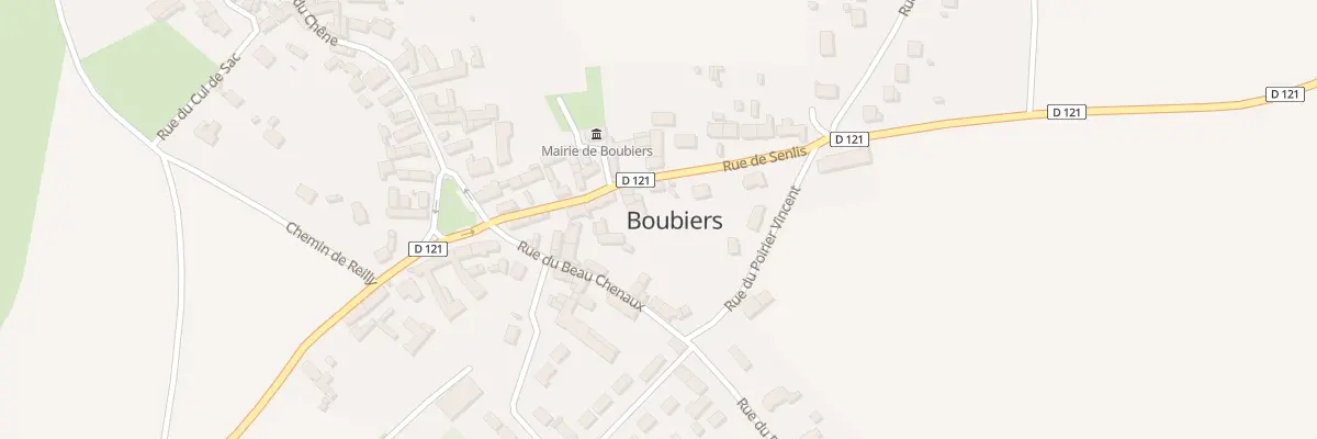 Plan du 8 Rue de Senlis à Boubiers
