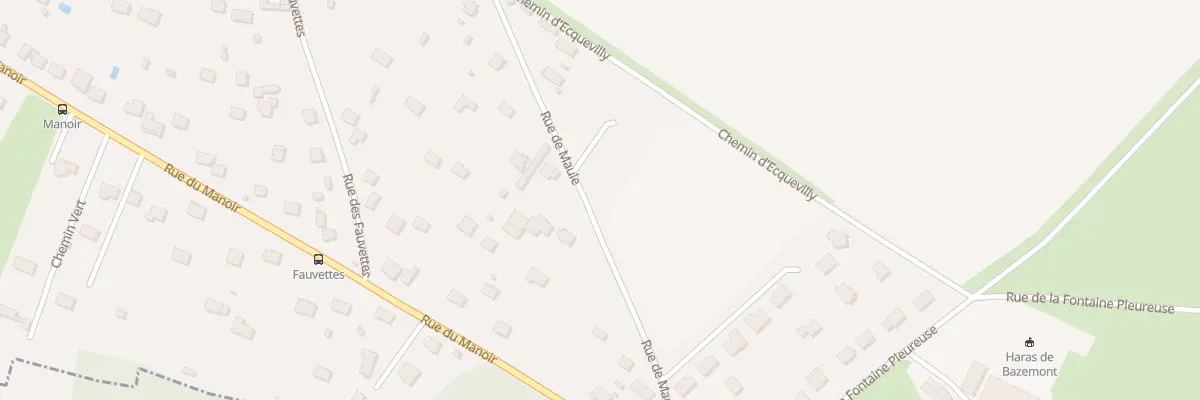 Plan du 43 Rue de Maule à Bazemont