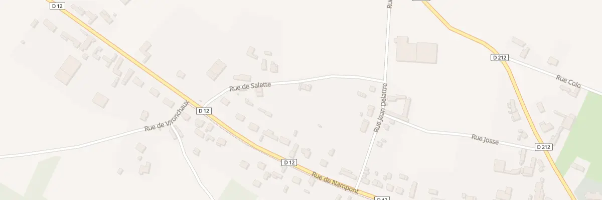 Plan du 5021 Rue de Salette à Ligescourt