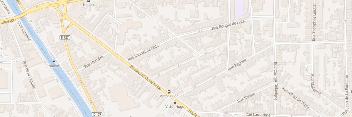 Plan du 21 Rue Ronsard à Calais