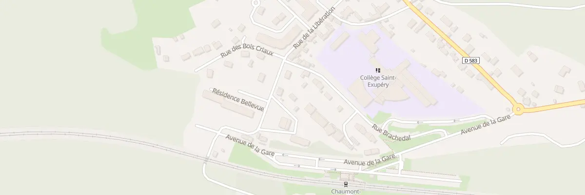 Plan du 2B Rue Brachedal à Chaumont-en-Vexin