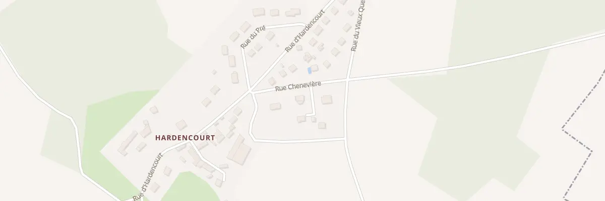 Plan du 5 Rue Cheneviere à Jaméricourt