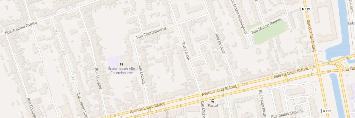 Plan du 160 Rue Pascal à Calais