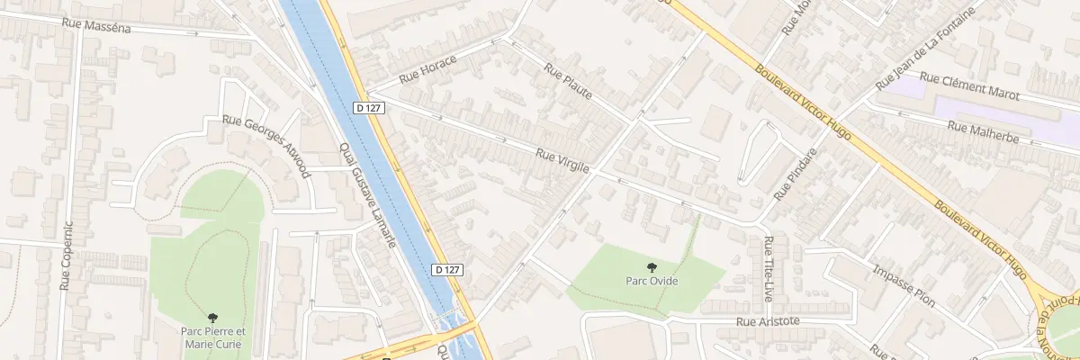 Plan du 42 Rue Virgile à Calais