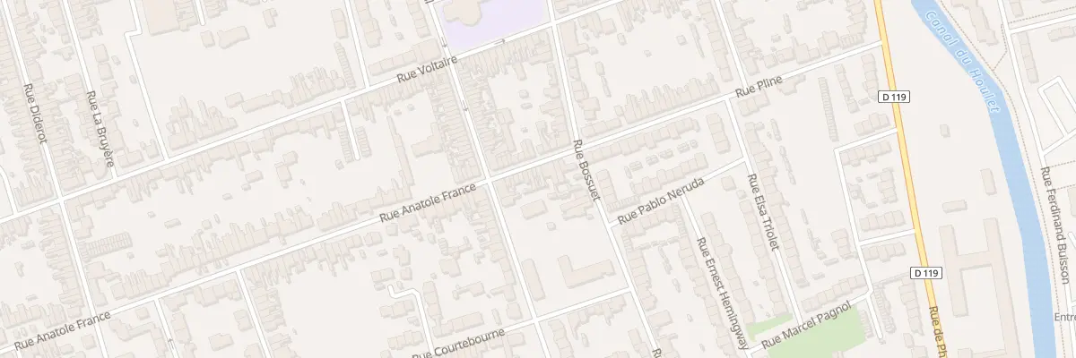 Plan du 246 Rue Anatole France à Calais