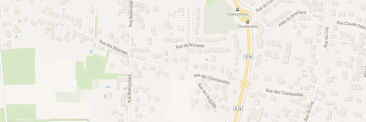 Plan du 836 Rue de l’Anguille à Olivet