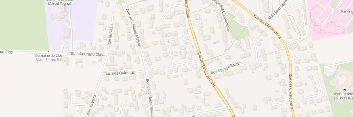 Plan du 68 Rue des Quintaux à Saran