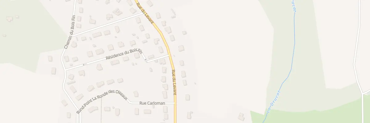 Plan du 548 Rue du Levant à Drucat