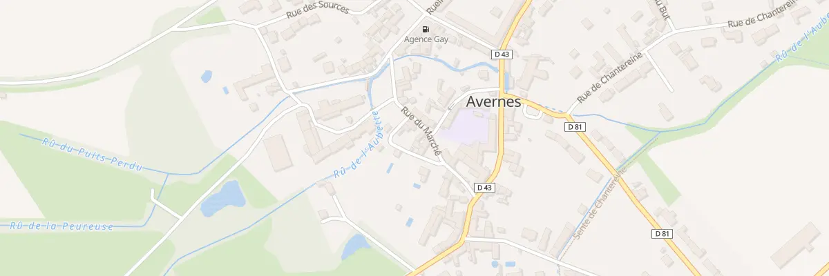 Plan du 9 Rue du Marche - Avernes à Avernes