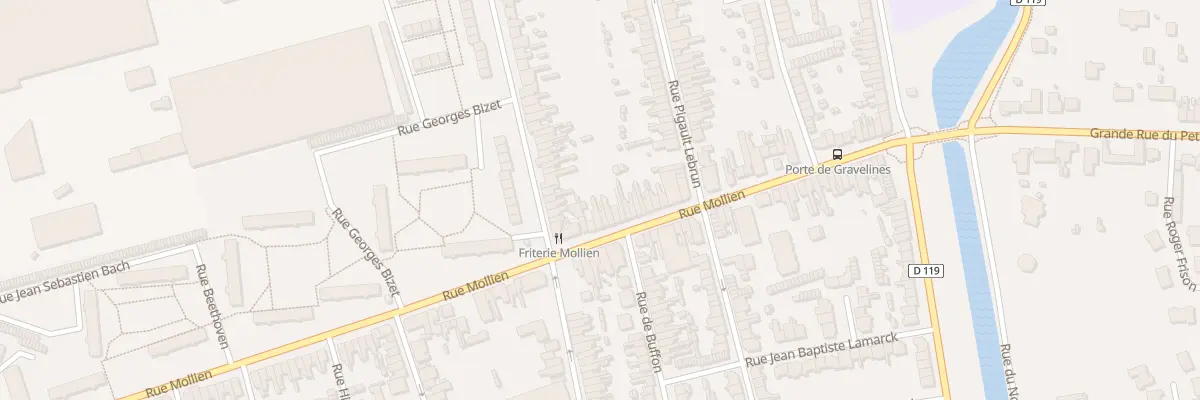 Plan du 59 Rue Mollien à Calais