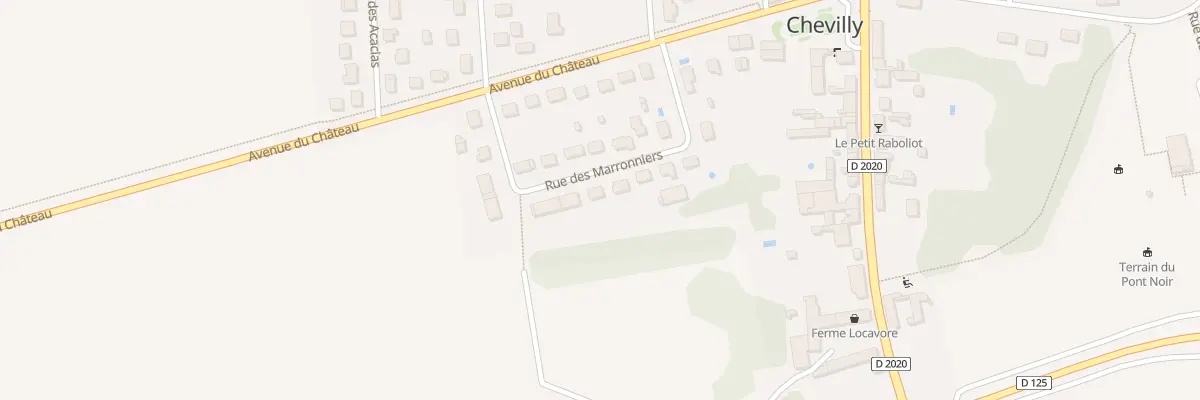 Plan du 11 Rue des Marronniers à Chevilly