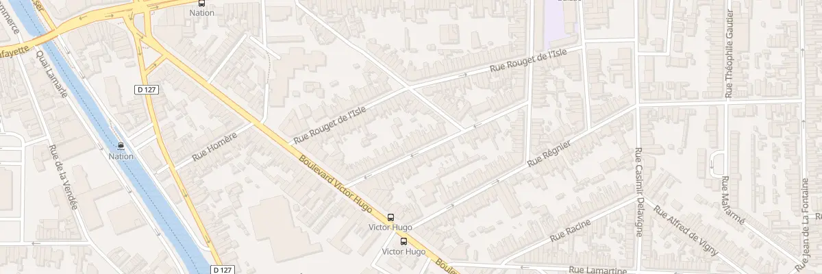 Plan du 23 Rue Ronsard à Calais
