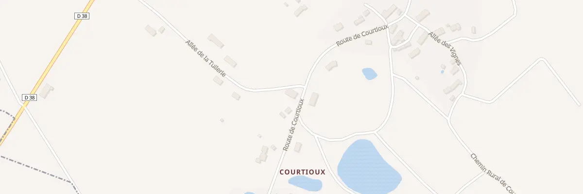 Plan du 5085 Courtioux à Mers-sur-Indre
