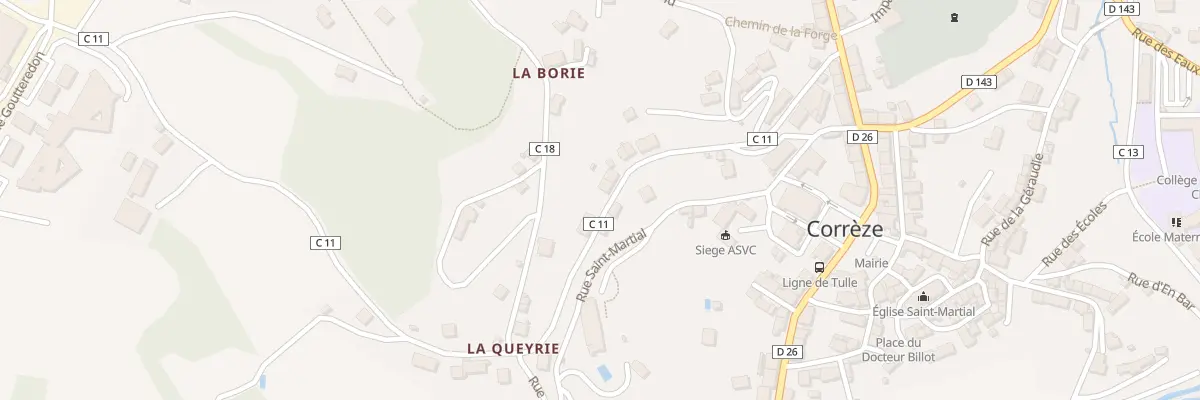 Plan du 8 Rue Charrons à Corrèze