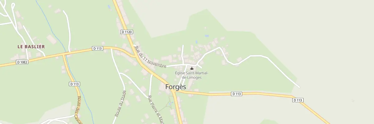 Plan du 2 Pl Carnot à Forgès