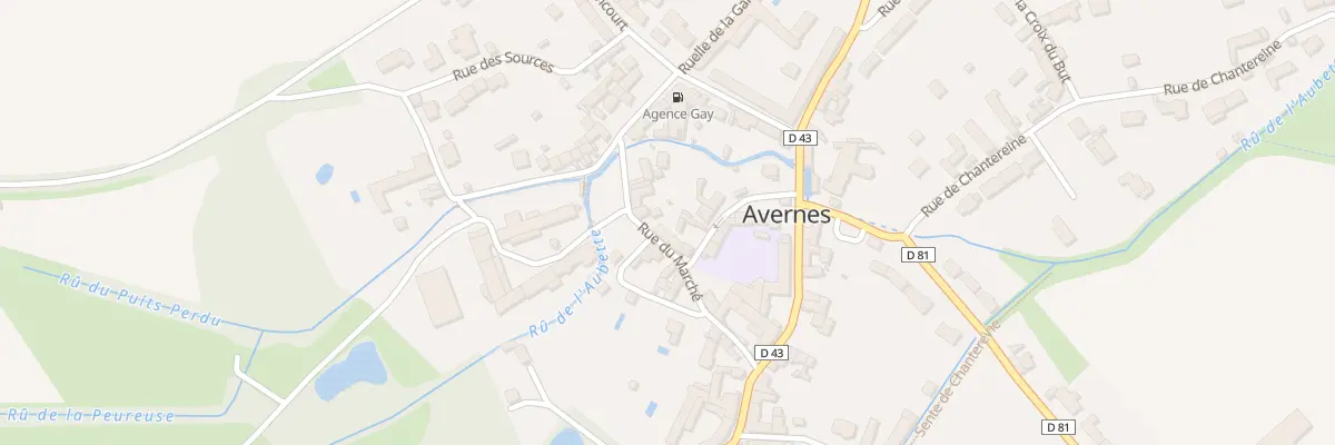 Plan du 10 Rue du Marché à Avernes