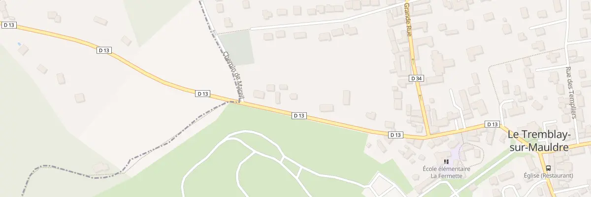 Plan du 1T Rue du Pavé au Tremblay-sur-Mauldre