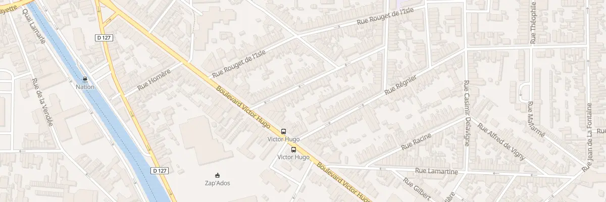 Plan du 16 Rue Ronsard à Calais