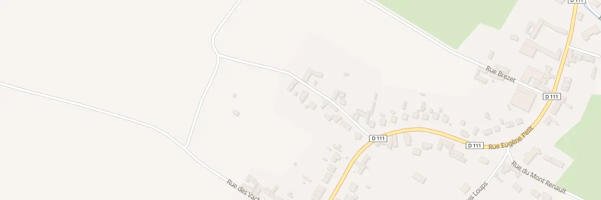 Plan du 11 Rue du Château Thomas à Crécy-en-Ponthieu