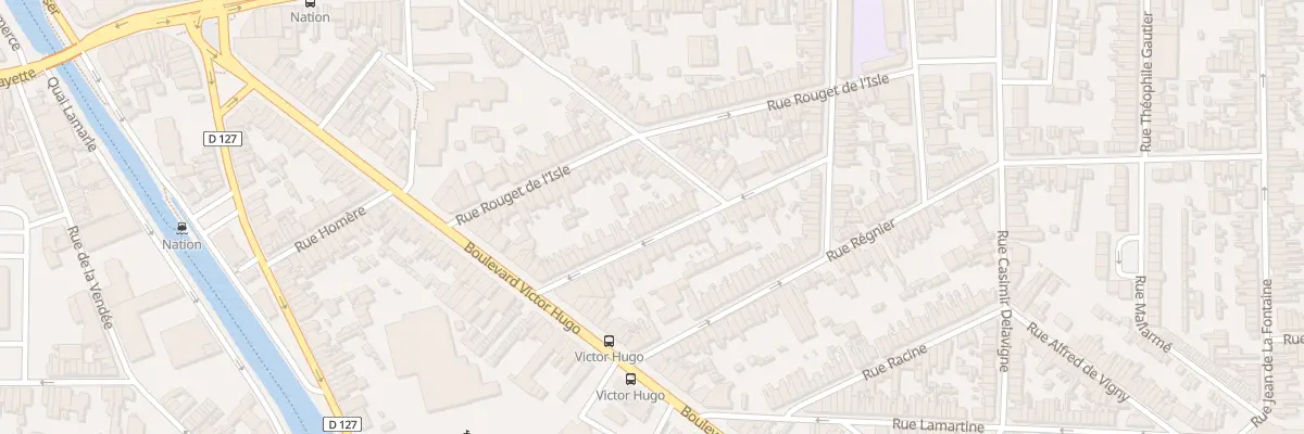 Plan du 25 Rue Ronsard à Calais