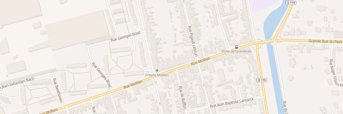Plan du 65 Rue Mollien à Calais