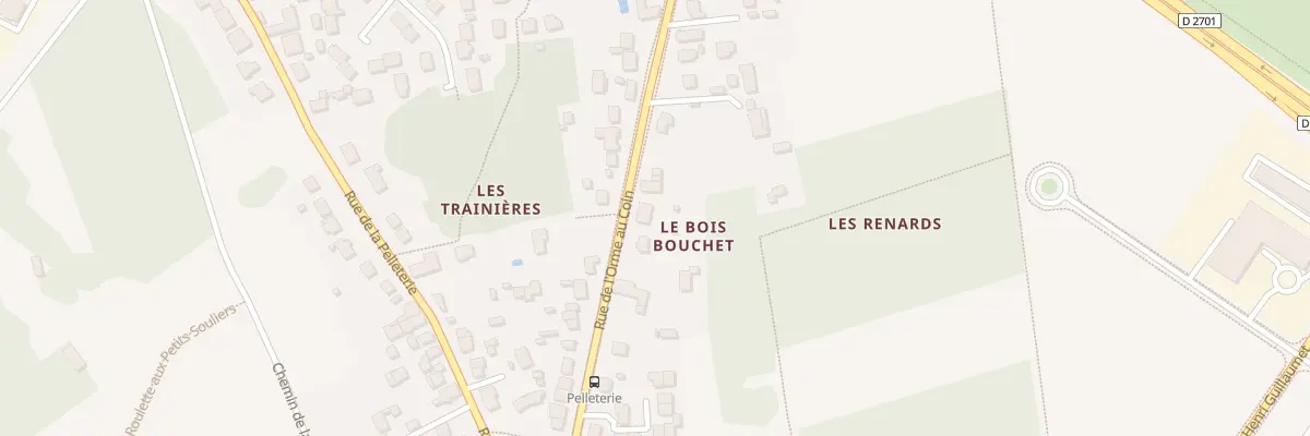 Plan du 1122 Rue de l’Orme au Coin à Saran