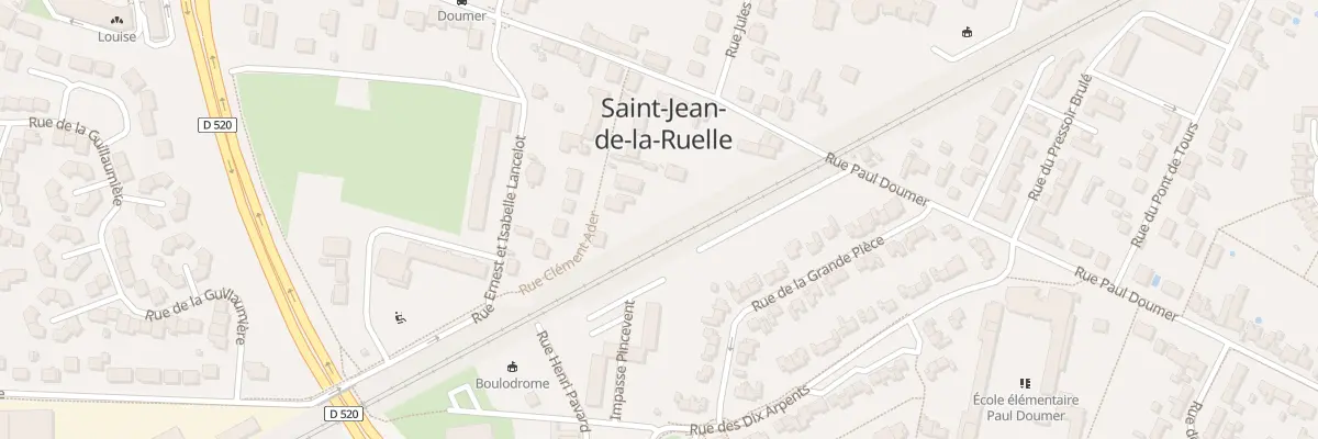 Plan du 12 Rue Clément Ader à Saint-Jean-de-la-Ruelle