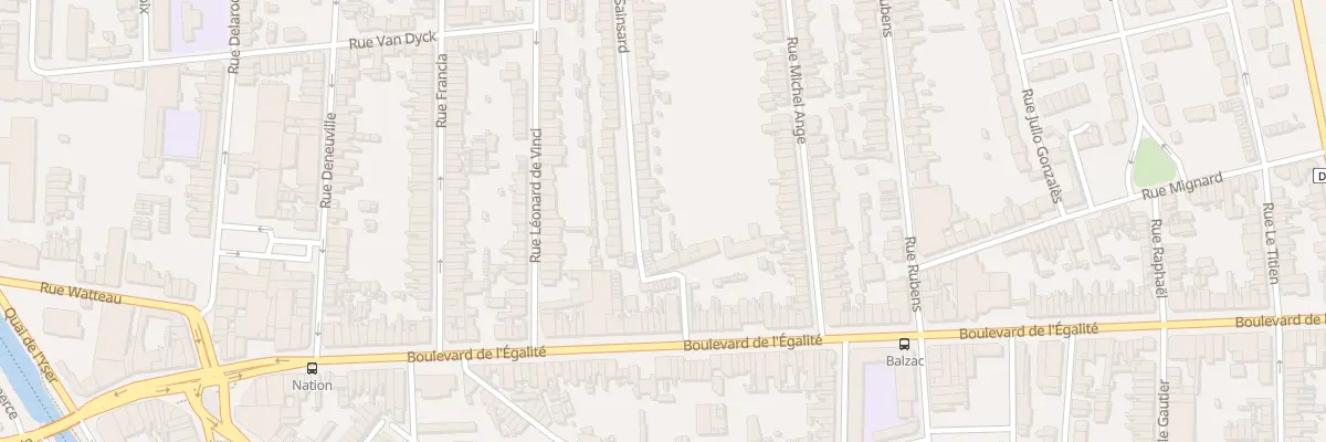 Plan du 85 Rue Henri Sainsard à Calais
