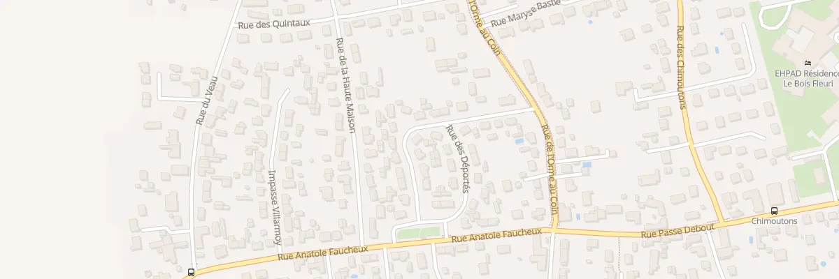 Plan du 125 Rue des Déportés à Saran