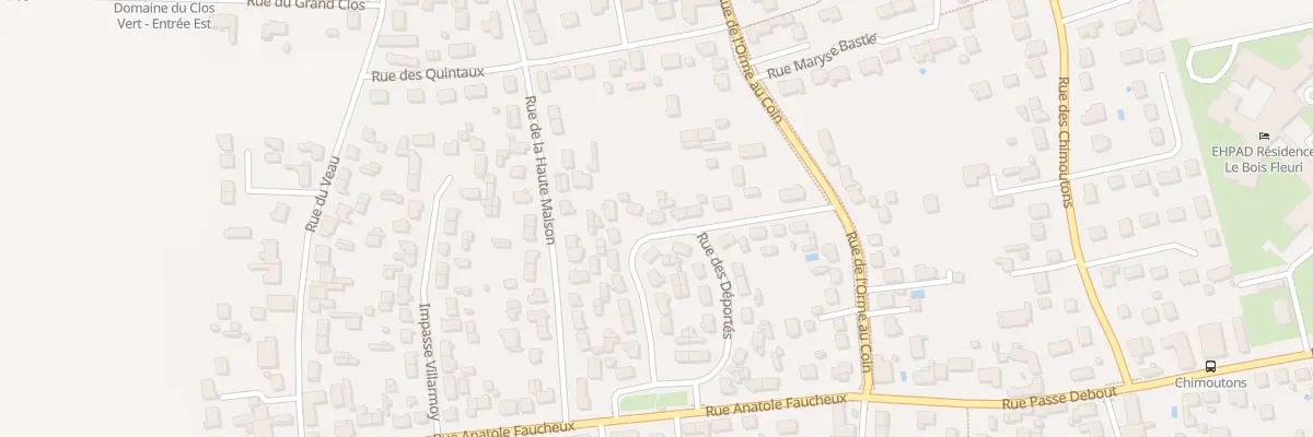 Plan du 122 Rue des Déportés à Saran