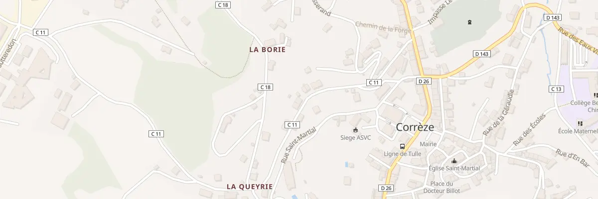 Plan du 6 Rue Charrons à Corrèze
