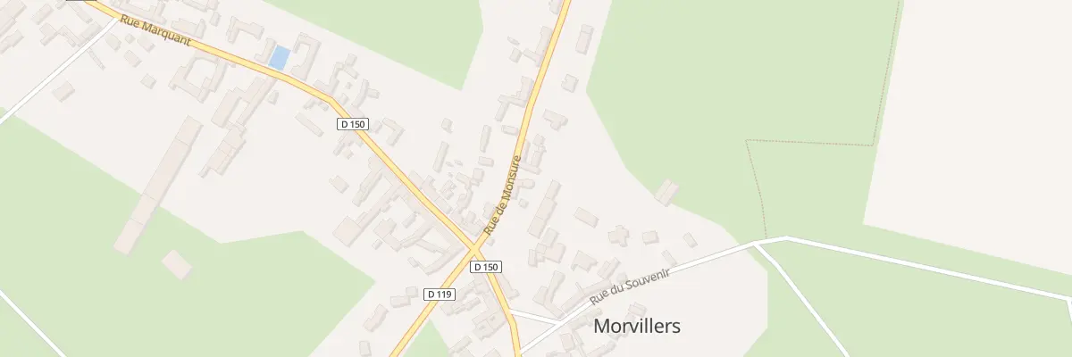Plan du 4 Rue de Monsure à Morvillers