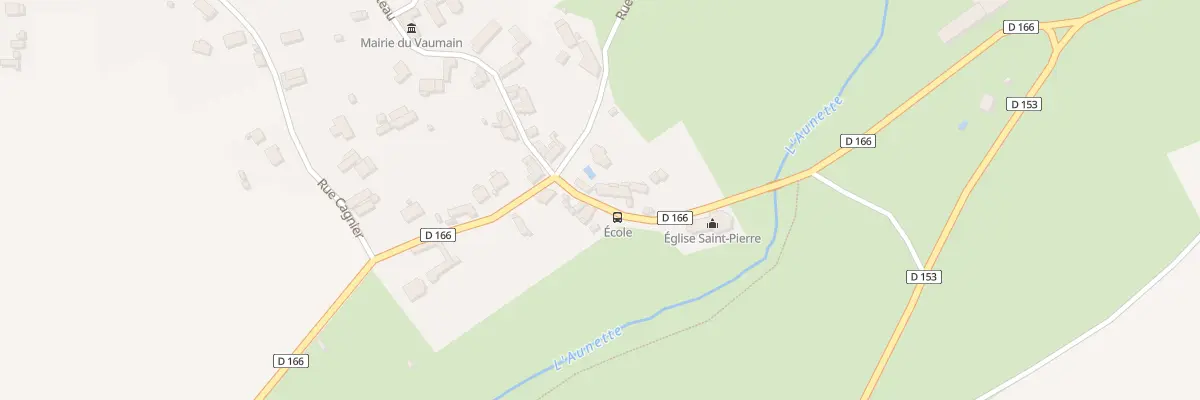 Plan du 8 Rue de l’Eglise au Vaumain