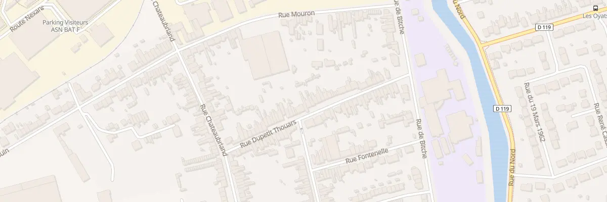 Plan du 41 Rue Dupetit Thouars à Calais