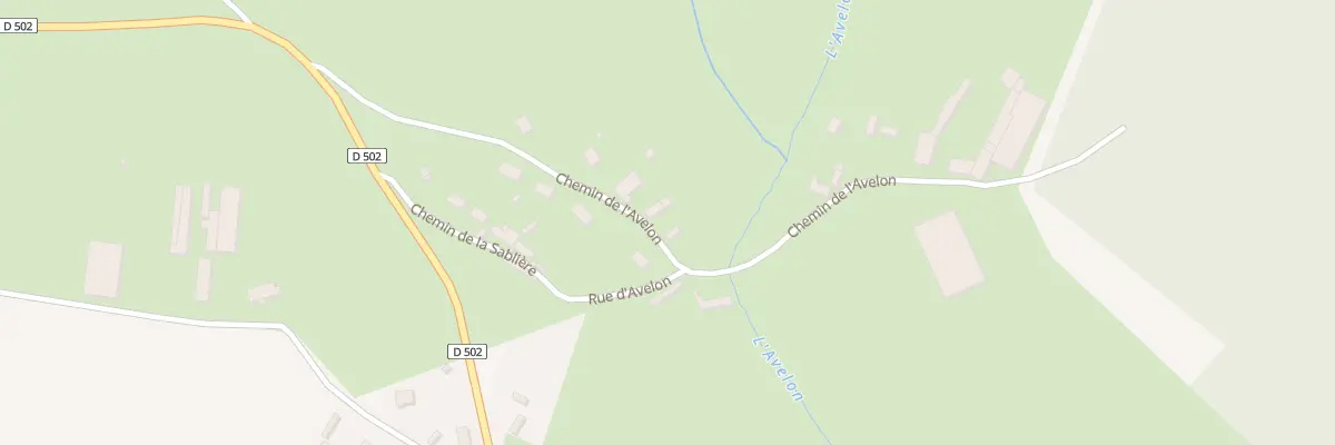Plan du 9 Che d’Avelon à Blacourt
