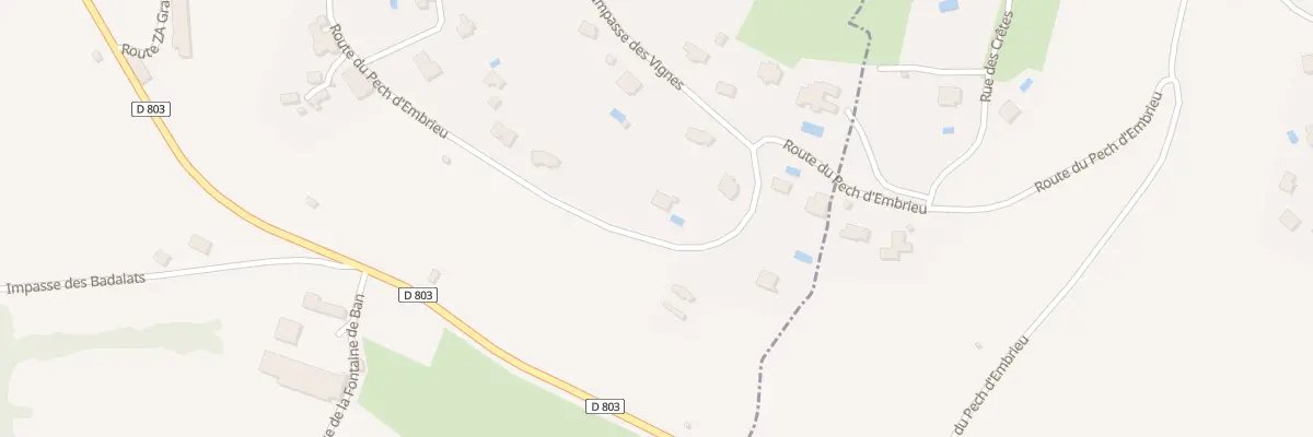 Plan du 599 Rte du Pech d’Embrieu à Belmont-Bretenoux